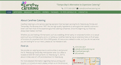 Desktop Screenshot of carefreecatering.net