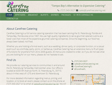 Tablet Screenshot of carefreecatering.net